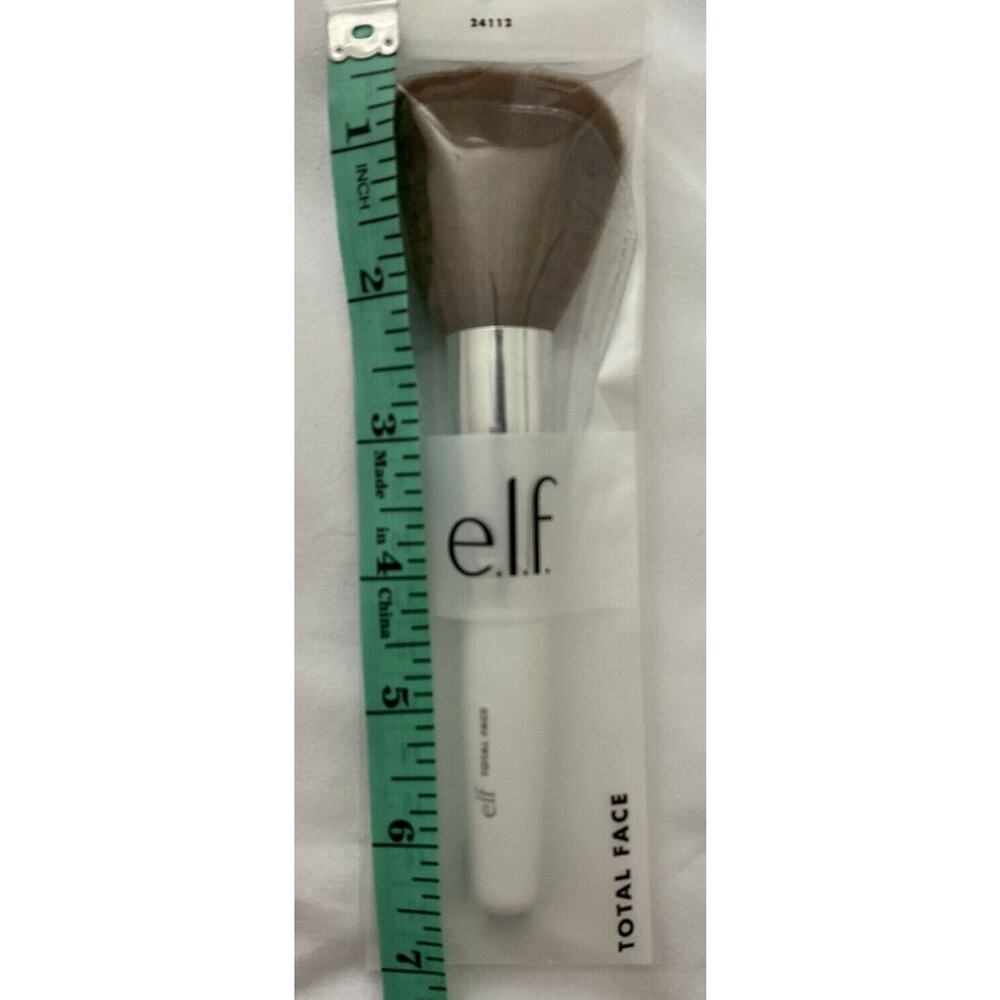 e.l.f. Total Face Brush Set of 2 Cruelty Free Vegan New in Box - Picture 6 of 8